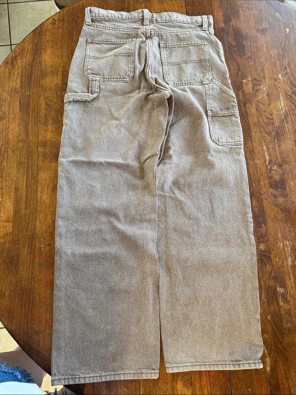 Old Navy Kids Straight-Leg baggy Jeans in Light Brown Wash